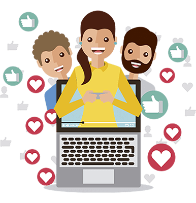 Seguidores en redes sociales